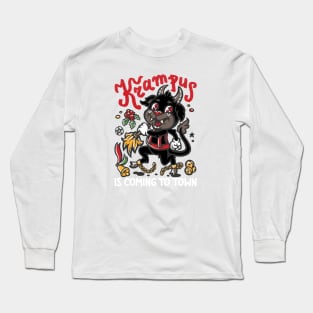 Krampus is coming to town Long Sleeve T-Shirt